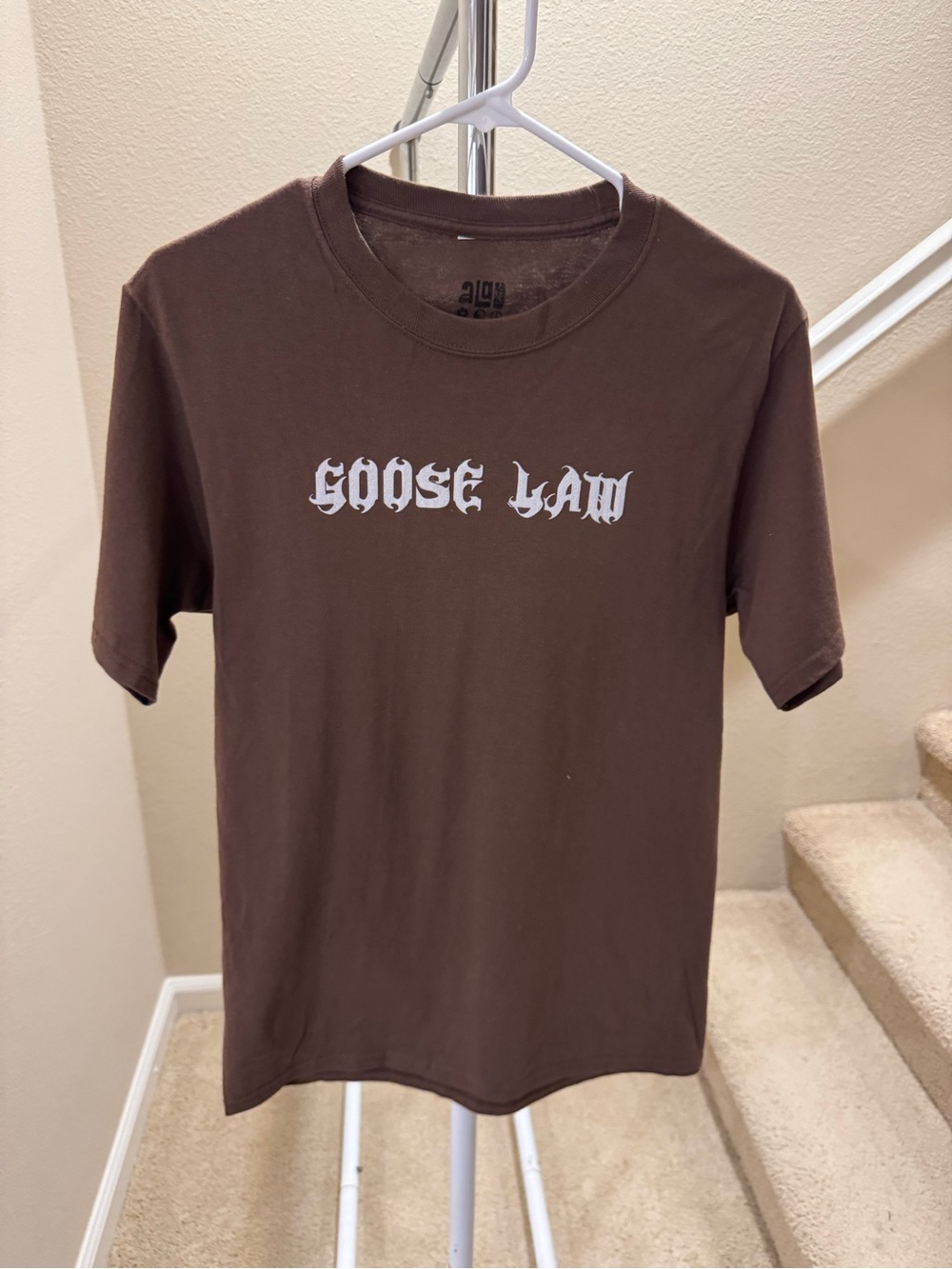 Goose Law Brown Short-Sleeve Graphic Tee